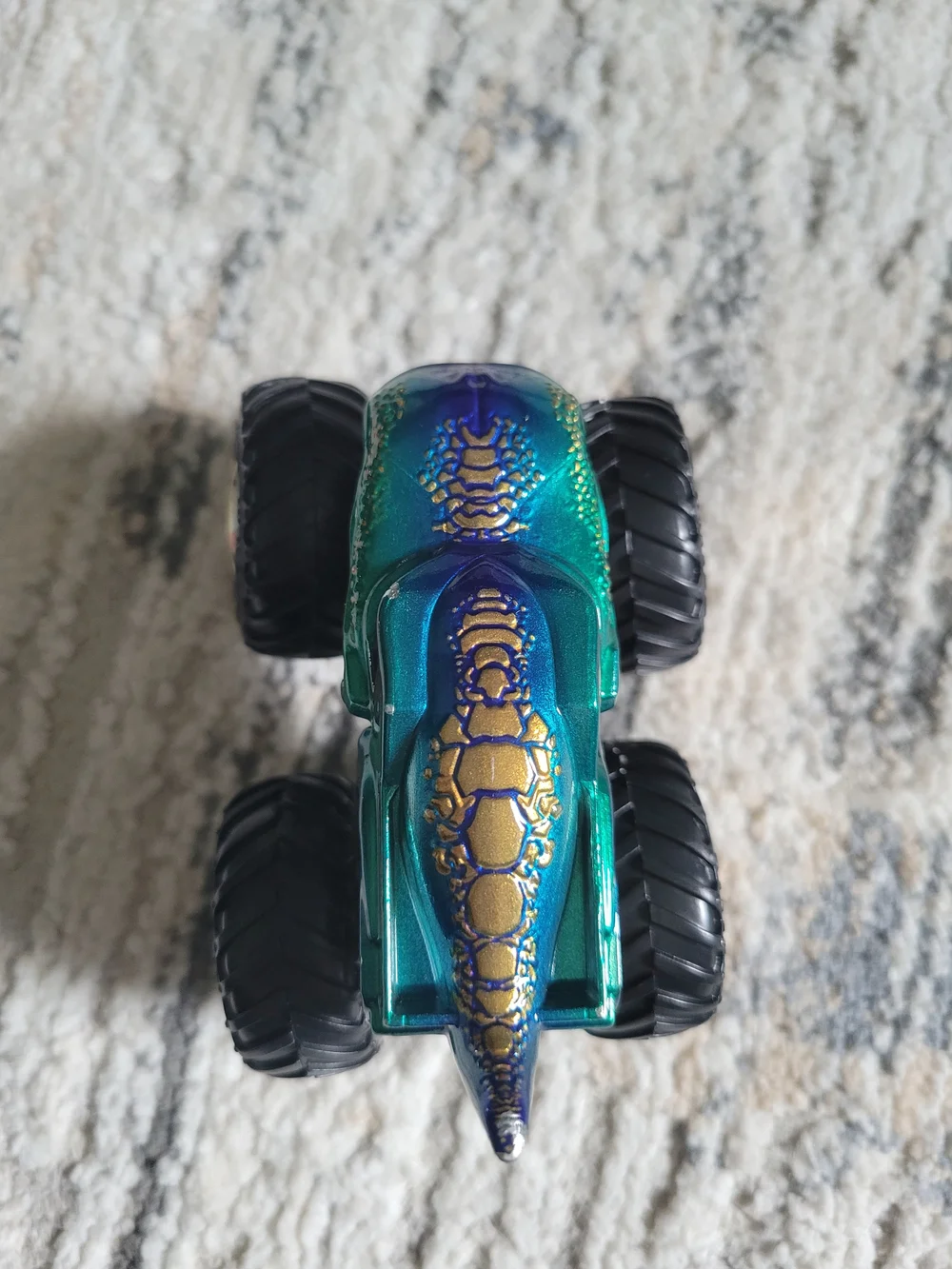 Mega Wrex Monster Truck Toy - Green and Gold